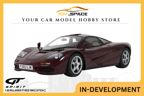[GT SPIRIT] 1:18 Mclaren F1 RED 1992 [GT534]