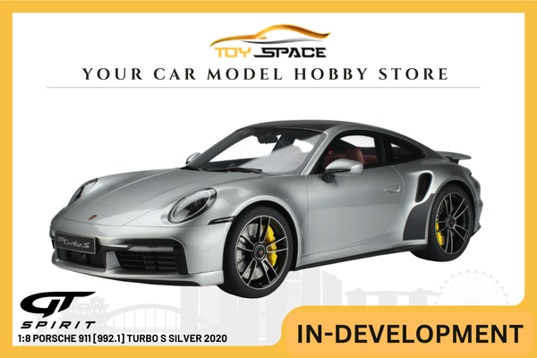 [GT SPIRIT] 1:8 Porsche 911 [992.1] Turbo S Silver 2020