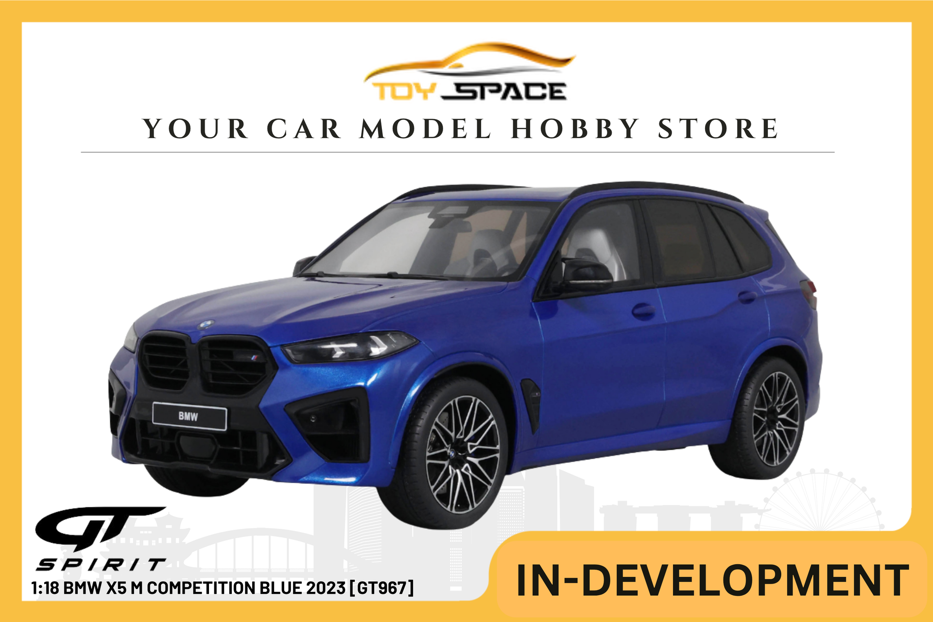 GT SPIRIT] 1:18 BMW X5 M Competition Blue 2023 [GT967]