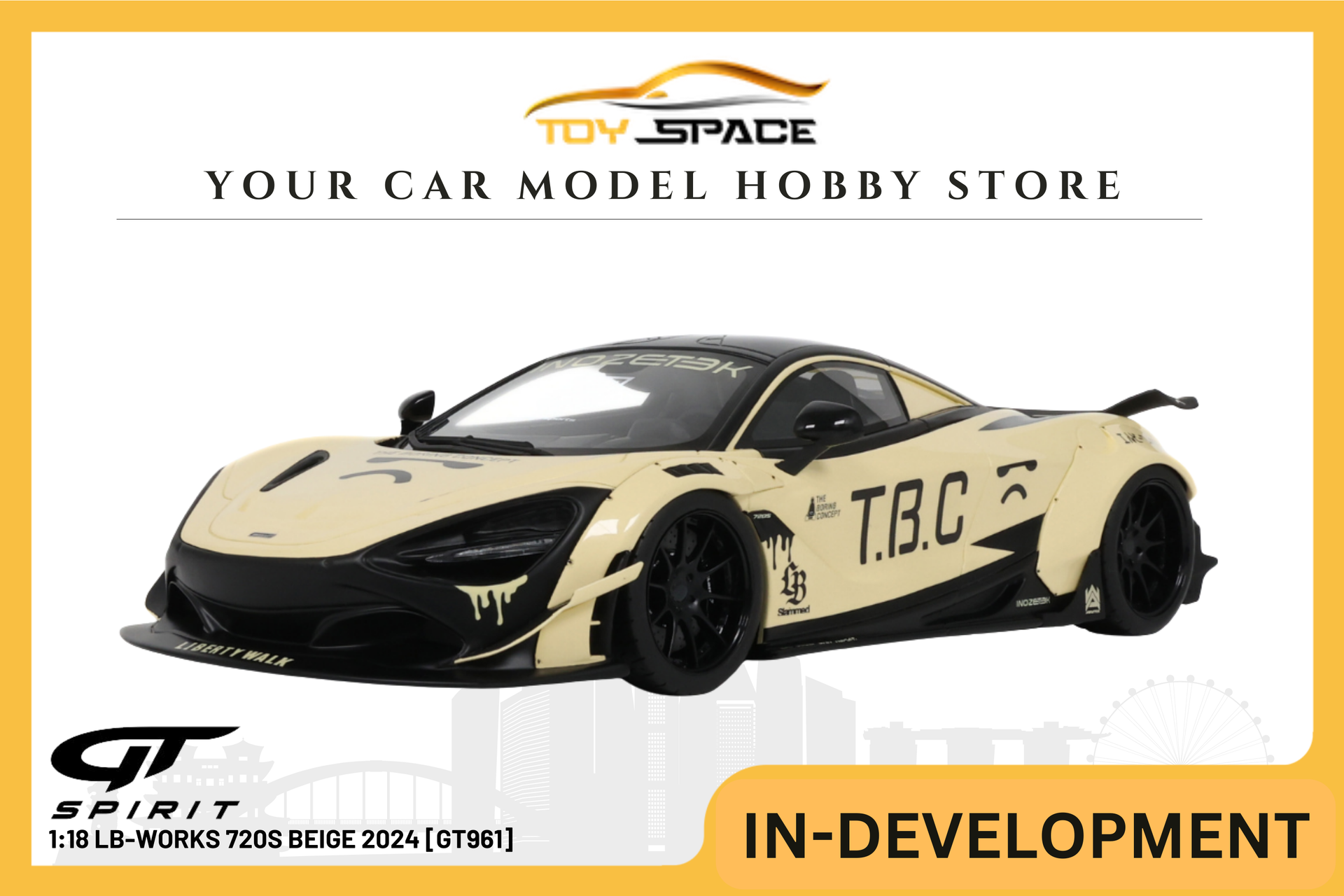 GT SPIRIT] 1:18 LB-Works 720S Beige 2024 [GT961]
