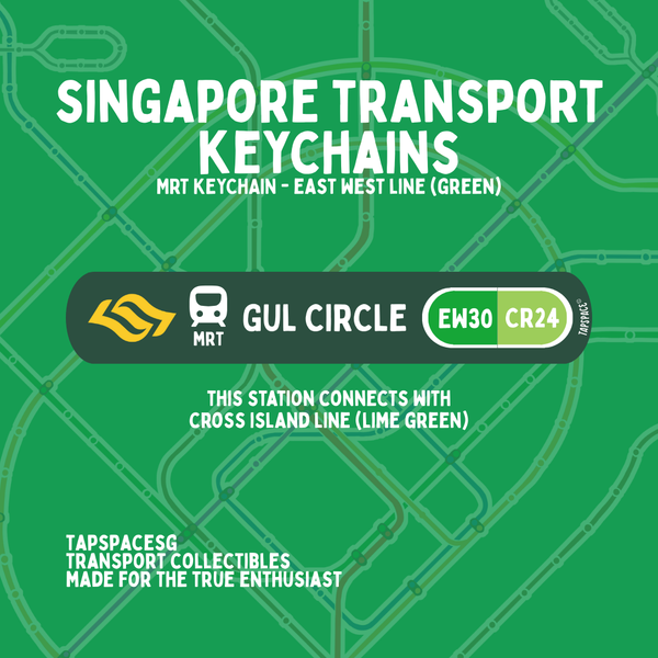 Gul Circle MRT Station Keychain