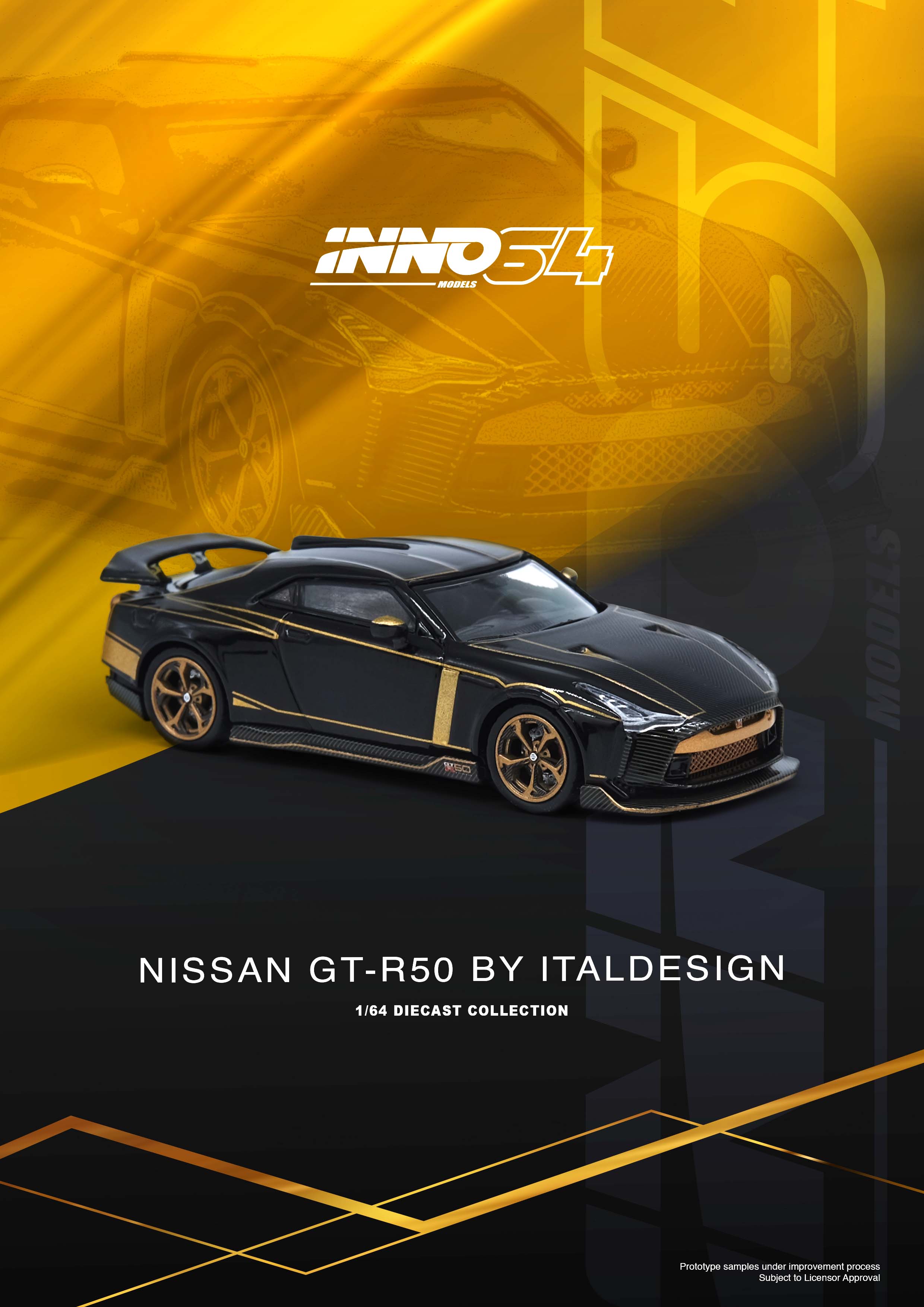 [INNO64] Nissan GT-R50 By Italdesign Black