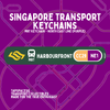Harbourfront MRT Station Keychain