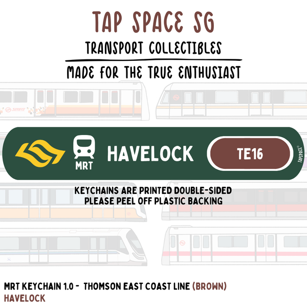 Havelock MRT Station Keychain