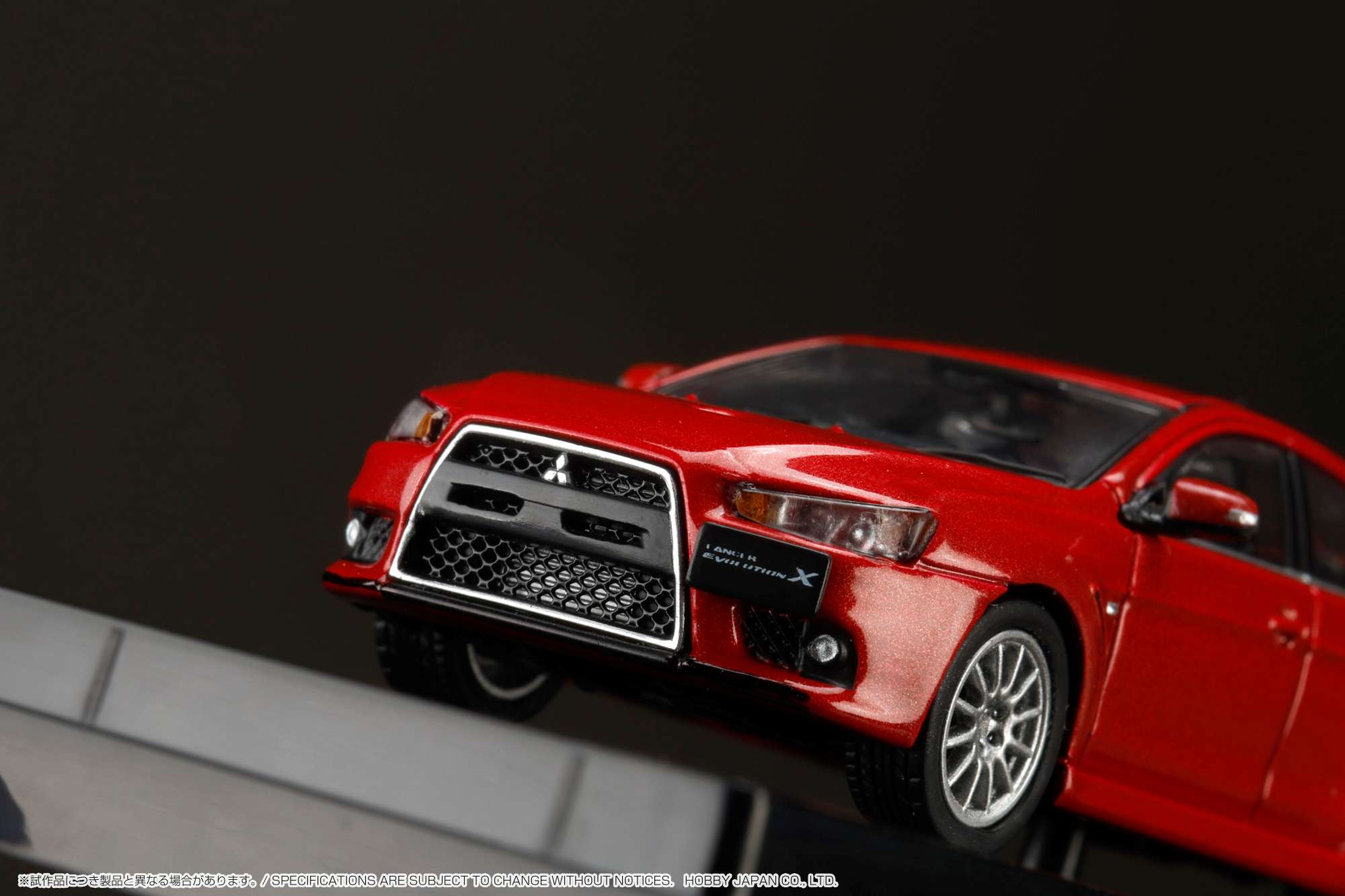 [HOBBY JAPAN] 1/64 Mitsubishi Lancer Evolution 10 Red Metallic