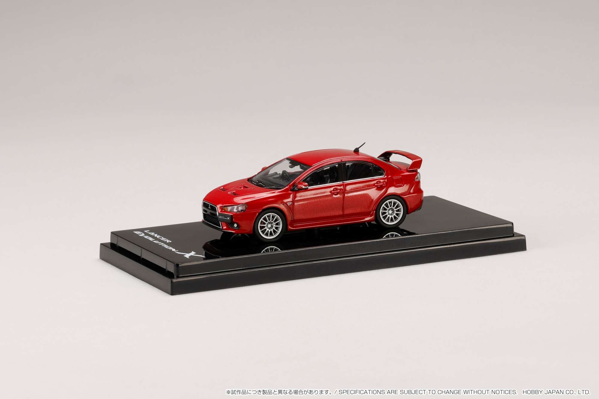 Hobby Japan 1/64 Mitsubishi Lancer Evolution 10 Red Metallic