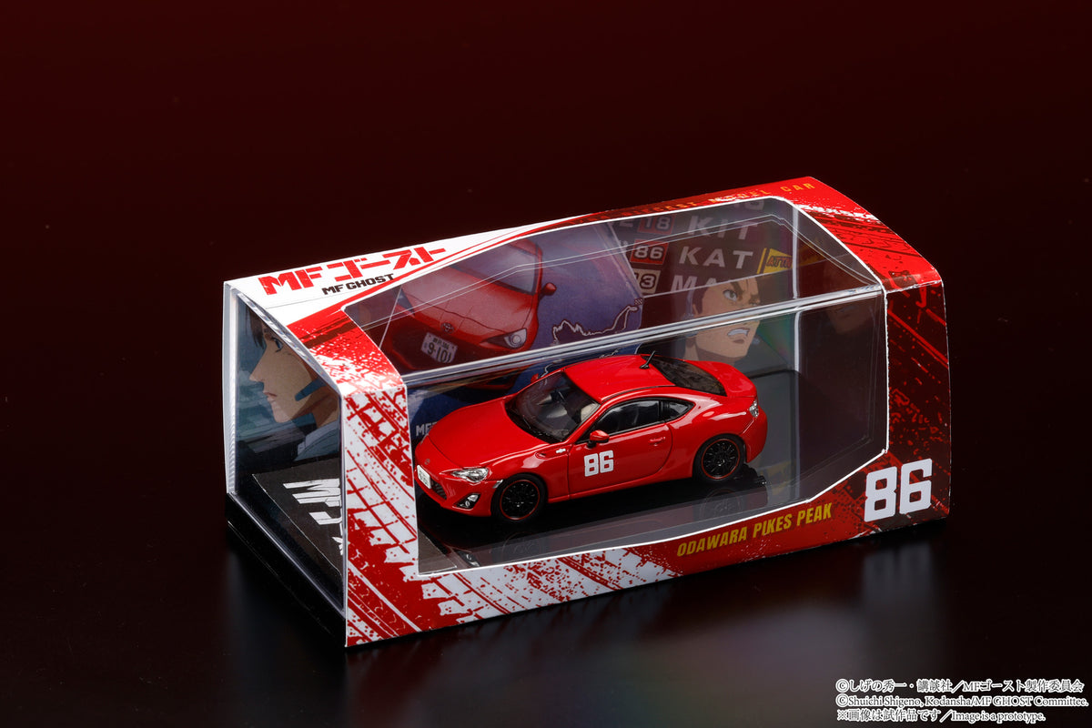 [HOBBY JAPAN] 1:64 Toyota 86 GT (ZN6) at Odawara Pikes Peak / MF Ghost – Kanata Katagiri - Toy Space Diecast Online Store Singapore