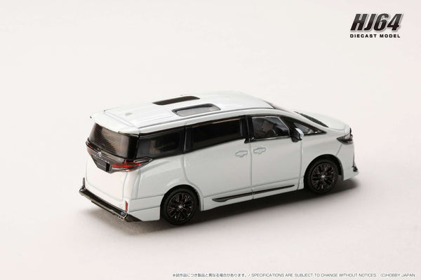 [HOBBY JAPAN] 1:64 Toyota Vellfire Z Premier Hybrid (H40W) / Genuine Options Platinum White Pearl Mica