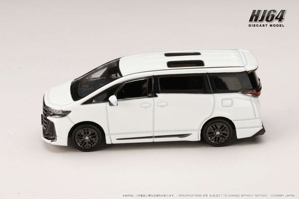 [HOBBY JAPAN] 1:64 Toyota Vellfire Z Premier Hybrid (H40W) / Genuine Options Platinum White Pearl Mica