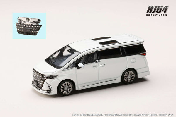 [HOBBY JAPAN] 1:64 Toyota Alphard Z (H40W) / Genuine Options Platinum White Pearl Mica