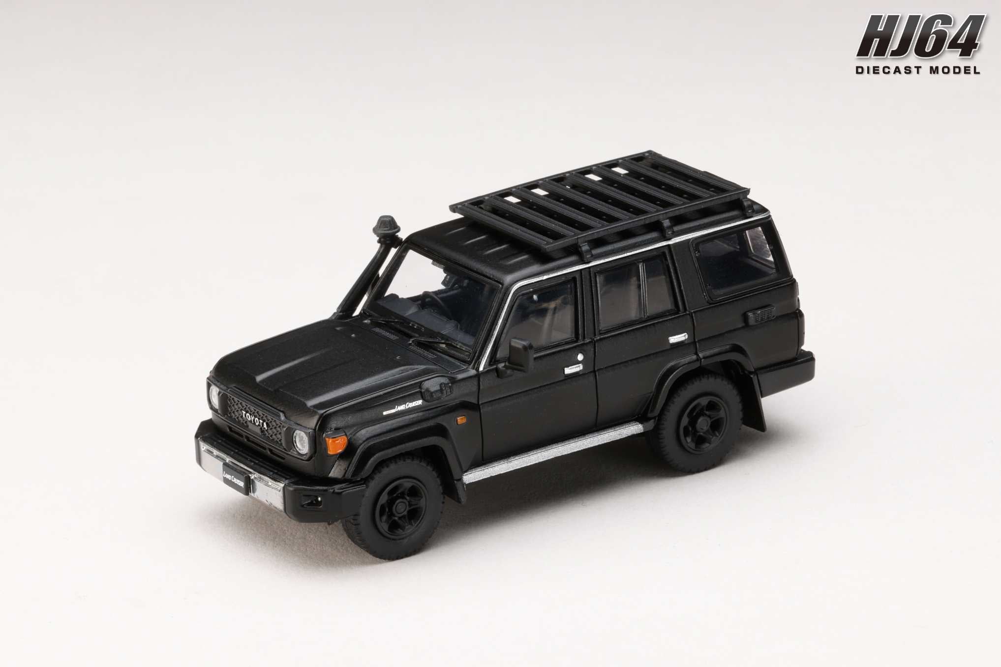 [HOBBY JAPAN] 1:64 Toyota Landcruiser 70 (GDJ76W) 2023 Customized Version Matte Black