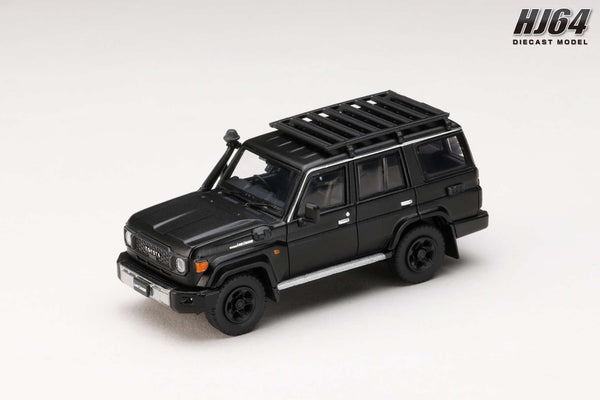 [HOBBY JAPAN] 1:64 Toyota Landcruiser 70 (GDJ76W) 2023 Customized Version Matte Black