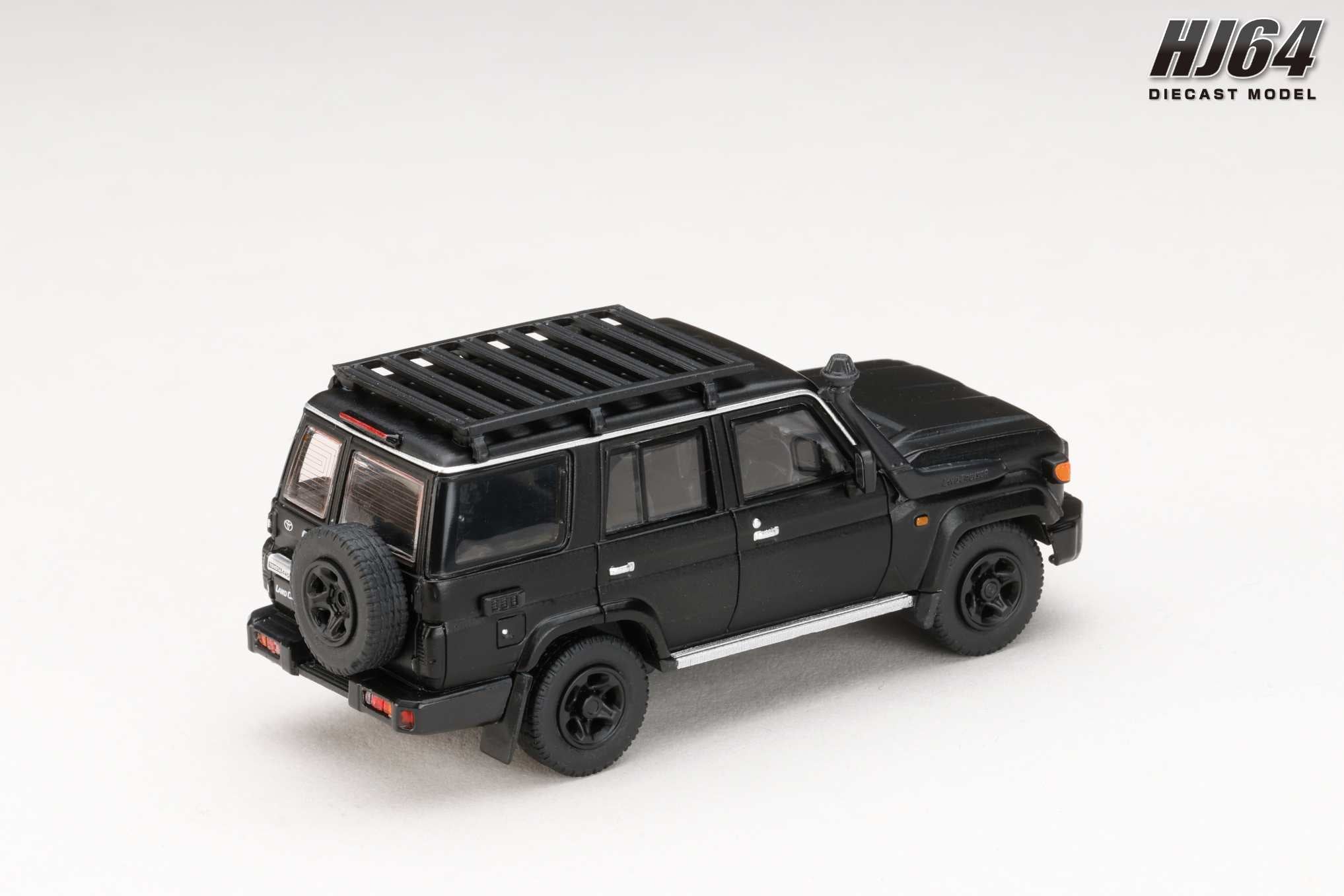 [HOBBY JAPAN] 1:64 Toyota Landcruiser 70 (GDJ76W) 2023 Customized Version Matte Black