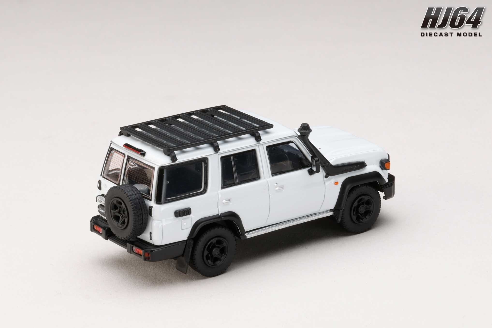 [HOBBY JAPAN] 1:64 Toyota Landcruiser 70 (GDJ76W) 2023 Customized Version Super White Ⅱ