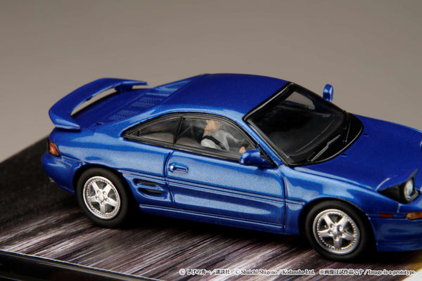 [HOBBY JAPAN] 1:64 Toyota MR2 (SW20) G-Limited / Initian D VS Takumi Fujiwara With Kai Kogashiwa Driver Figure