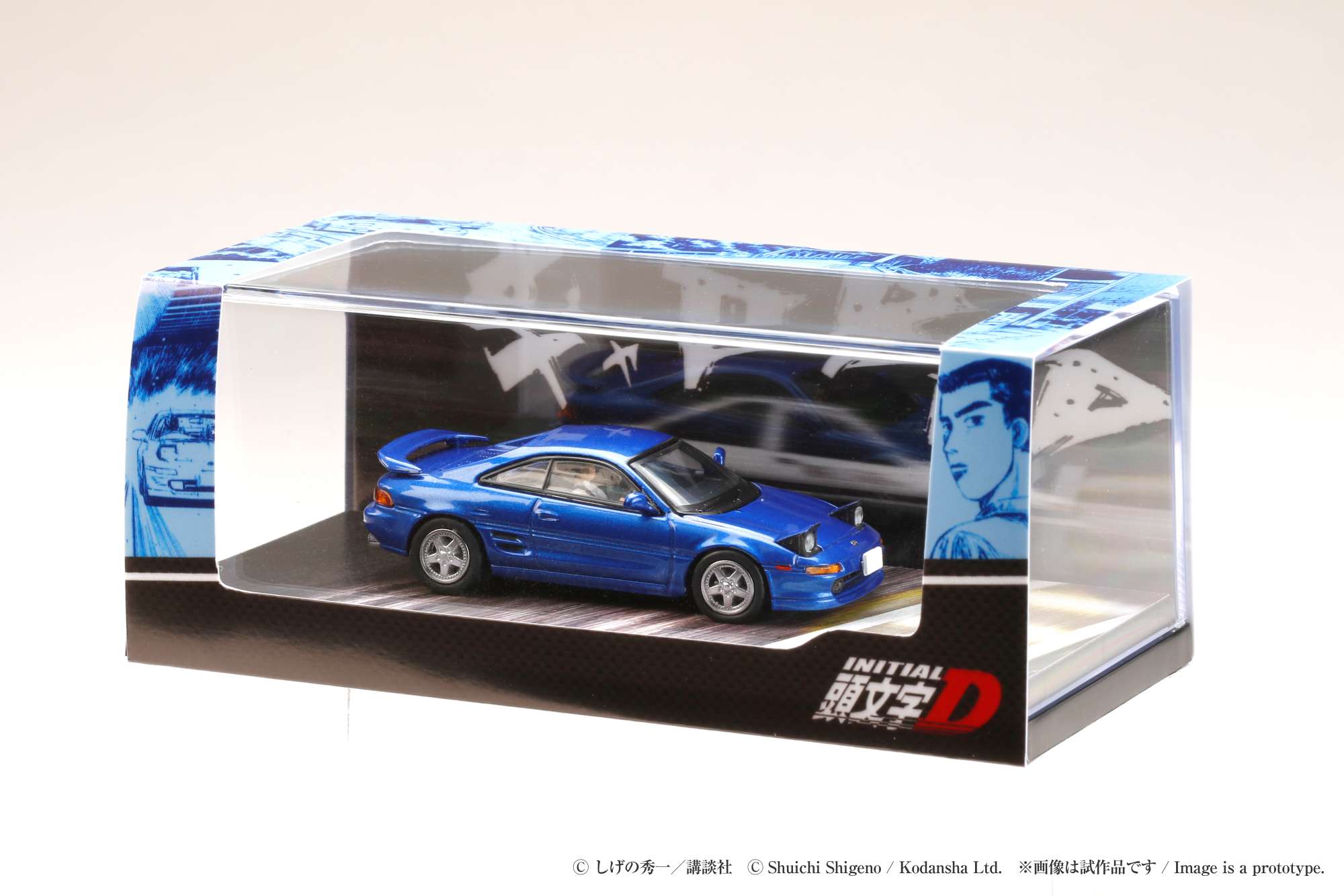 [HOBBY JAPAN] 1:64 Toyota MR2 (SW20) G-Limited / Initian D VS Takumi Fujiwara With Kai Kogashiwa Driver Figure