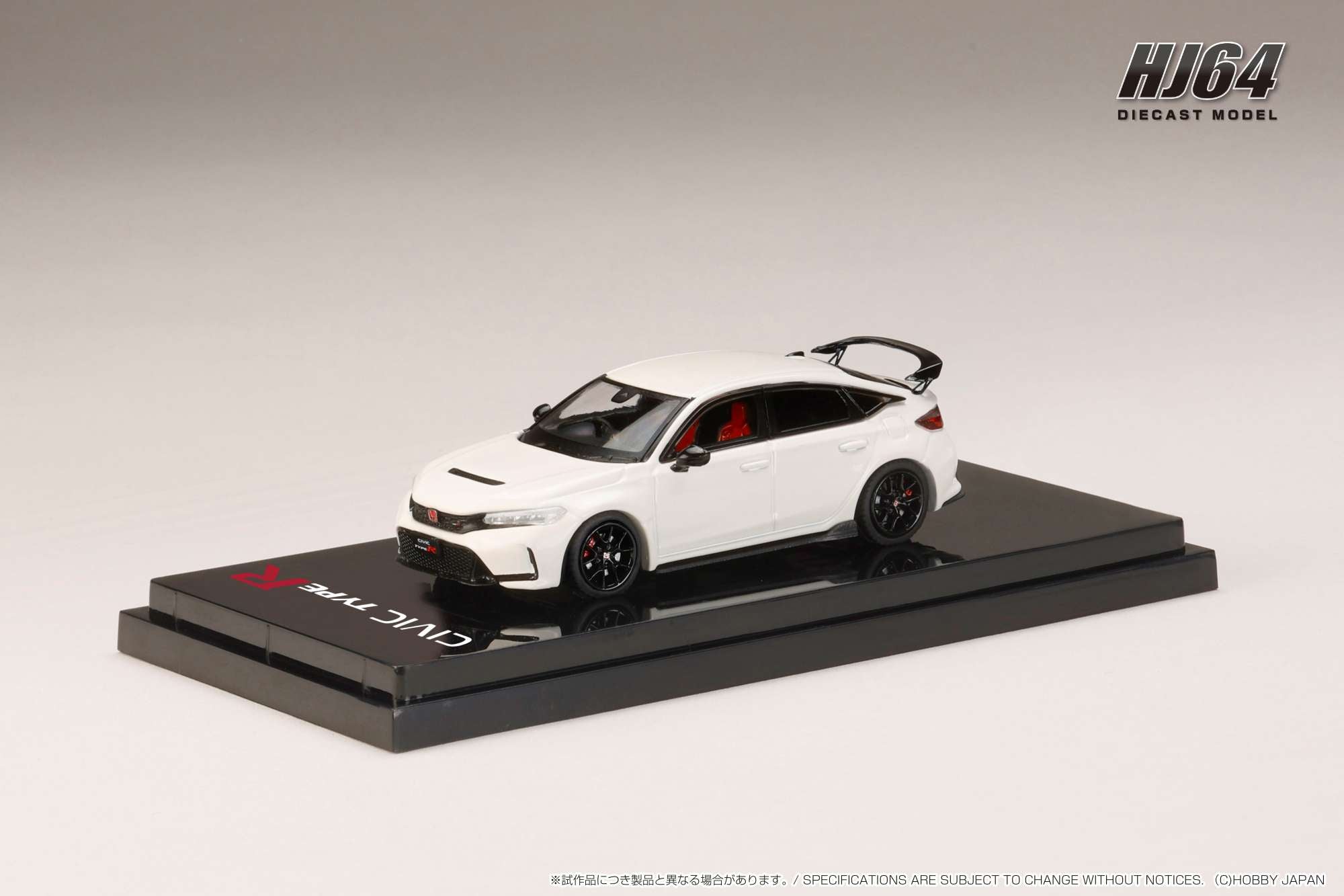 [HOBBY JAPAN] 1:64 Honda Civic Type R (FL5) Championship White