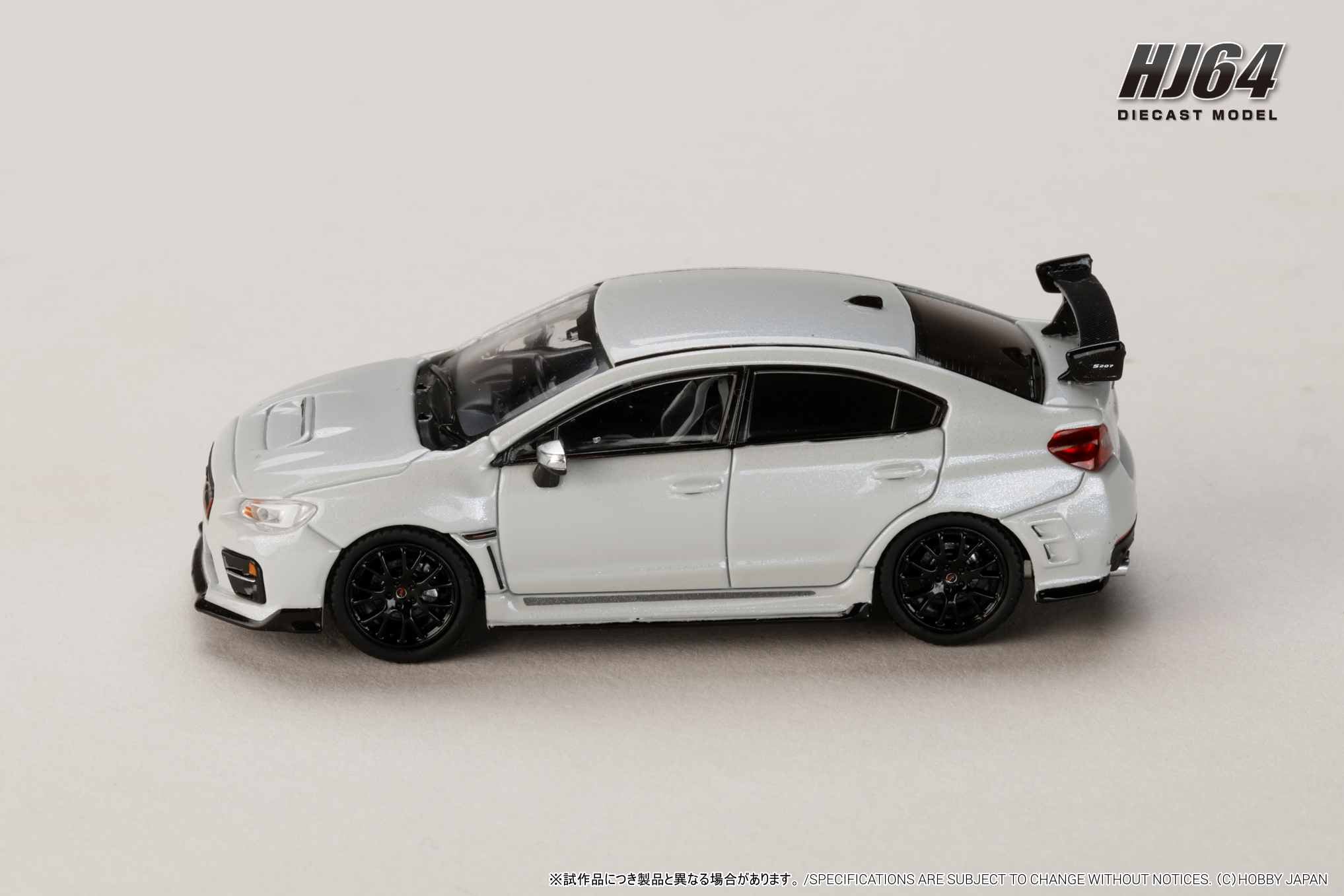 [HOBBY JAPAN] 1:64 Subaru S207 NBR Challenge Package Crystal White Pearl