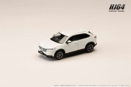 [HOBBY JAPAN] 1:64 Honda Vezel e:HEV X / HR-V Platinum White Pearl - Toy Space Diecast Online Store Singapore