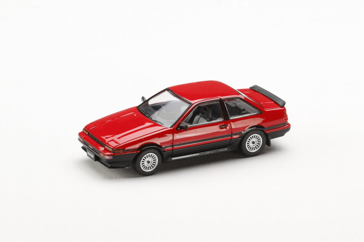 [HOBBY JAPAN] 1:64 Toyota Sprinter Trueno GT Apex (AE86) 2 Door Late Version Red/Black