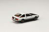 [HOBBY JAPAN] 1:64 Toyota Sprinter Truneo (AE86) GT-Apex Jdm Customized Version With Carbon Bonnet White / Black