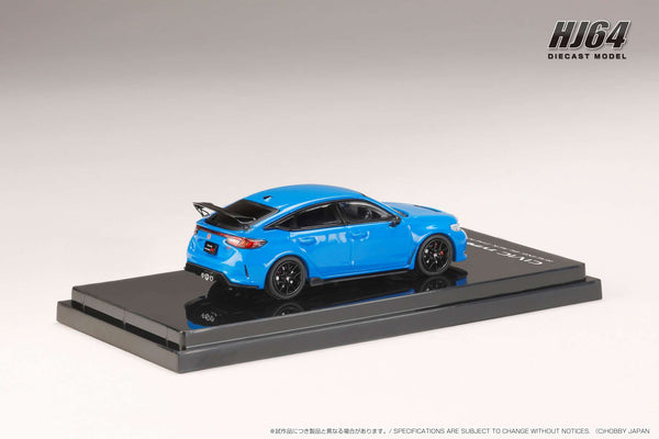[HOBBY JAPAN] 1:64 Honda Civic Type R (FL5) Racing Black Package 2025 Racing Blue Pearl
