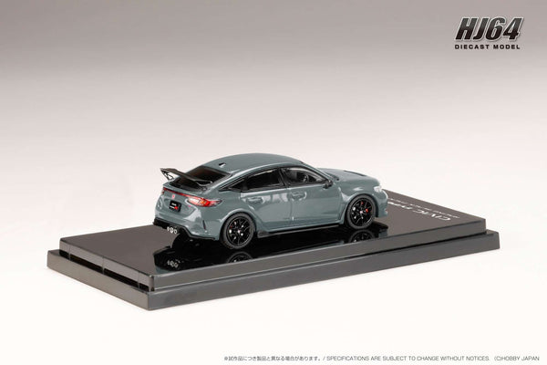 [HOBBY JAPAN] 1:64 Honda Civic Type R (FL5) Racing Black Package 2025 Sonic Gray Pearl