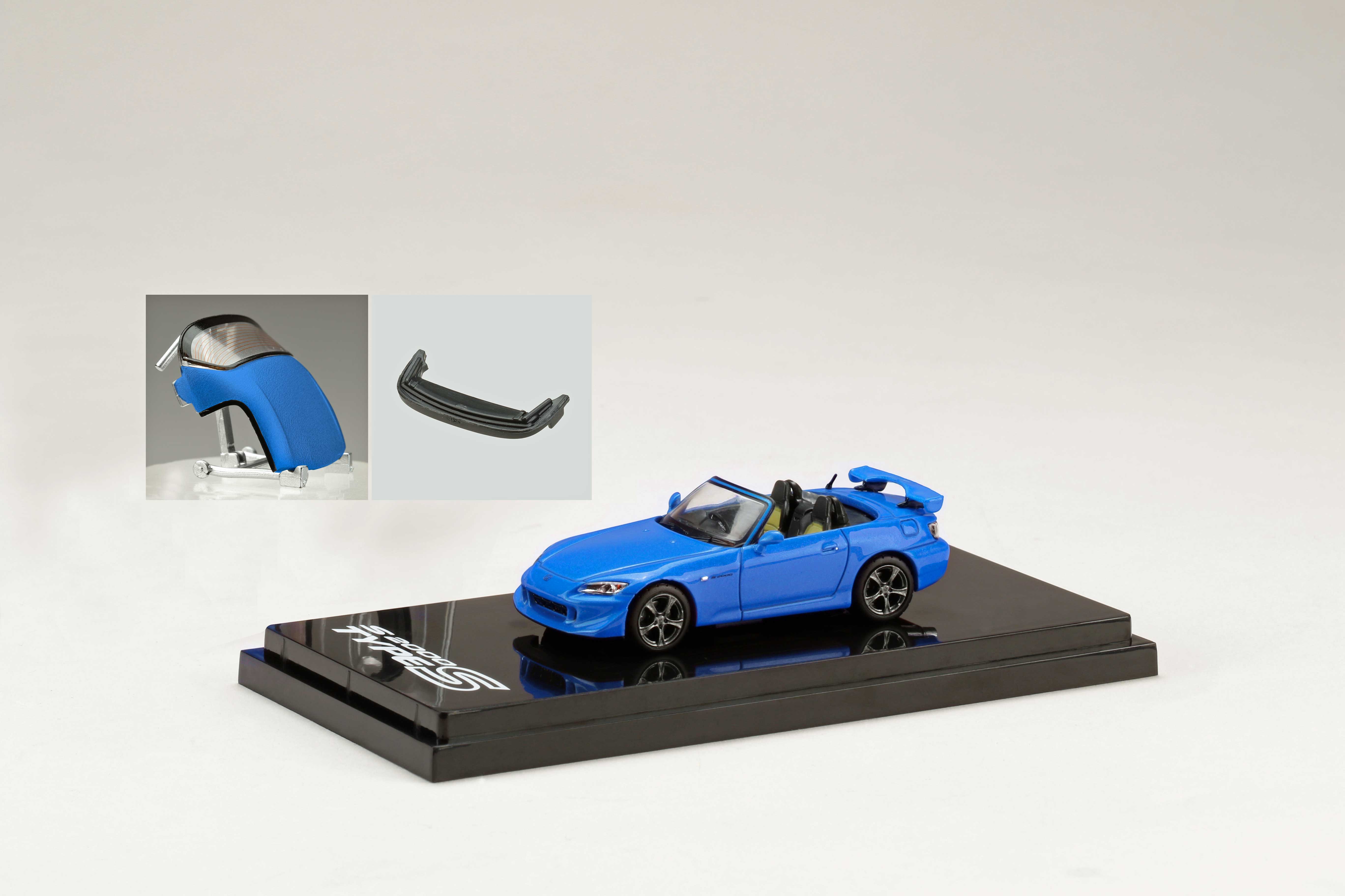 [HOBBY JAPAN] 1:64 Honda S2000 Type S Avex Blue Pearl - Toy Space Diecast Online Store Singapore