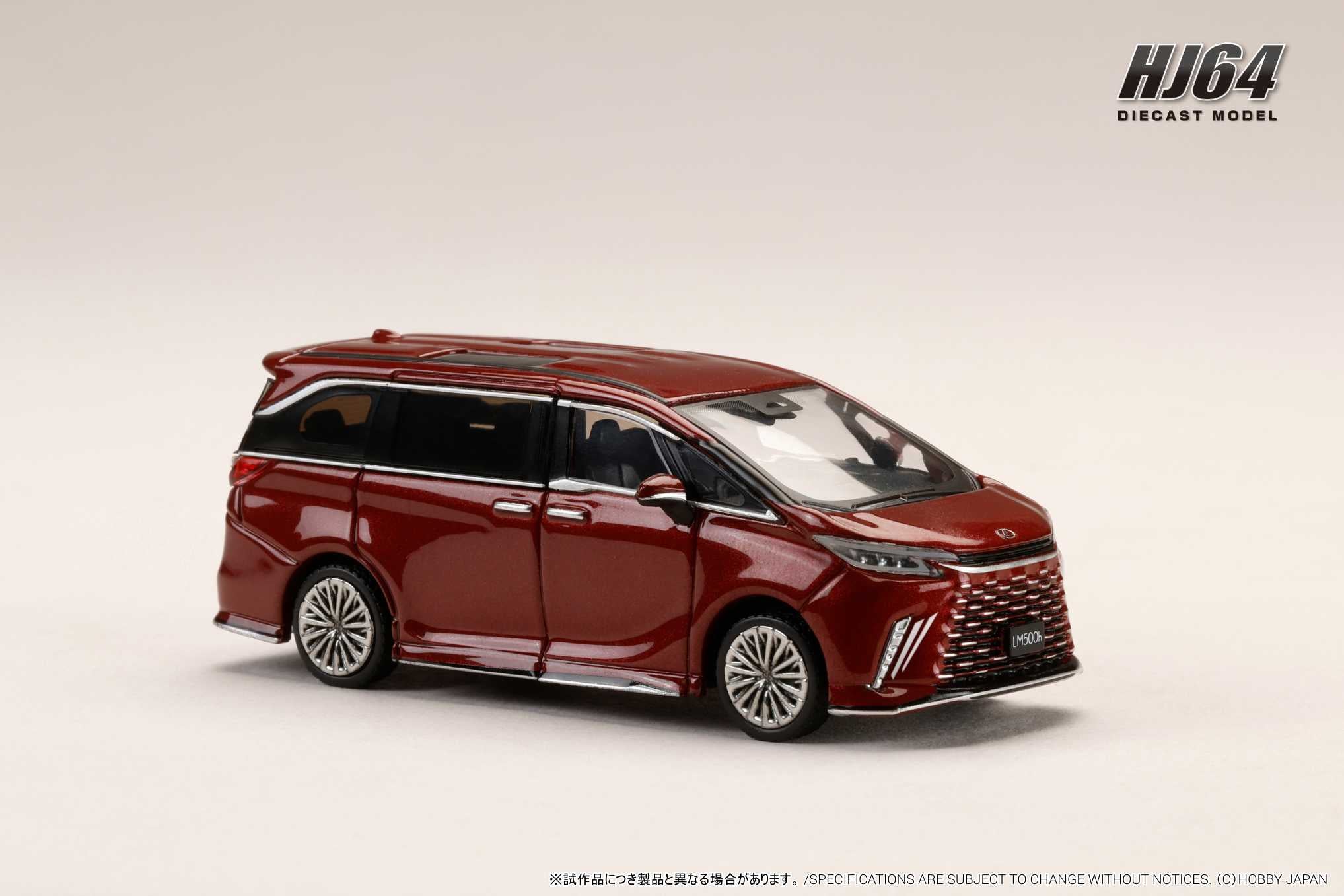 [HOBBY JAPAN] 1:64 Lexus LM Customized Version 6 Seater 500H (RHD) / Black Inteior - Sonic Agate