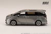 [HOBBY JAPAN] 1:64 Lexus LM Customized Version 6 Seater 500H (RHD) / Black Inteior - Sonic Titanium