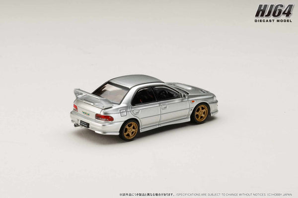 [HOBBY JAPAN] 1:64 Subaru Impreza WRX STI Ver.VI (GC8G) 1999 Arctic Silver Metallic