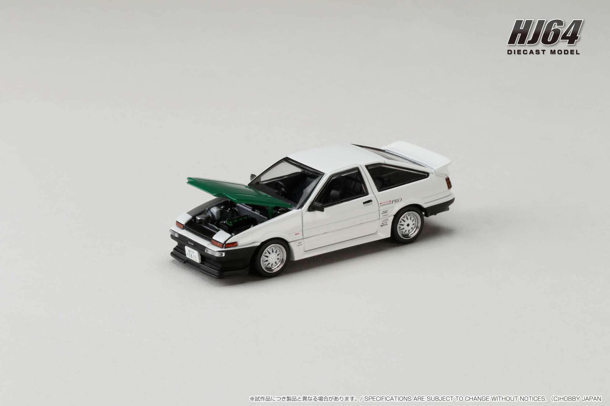 [HOBBY JAPAN] 1:64 Toyota Sprinter Trueno (AE86) / Dori Dori Mesh Wheel Drift King