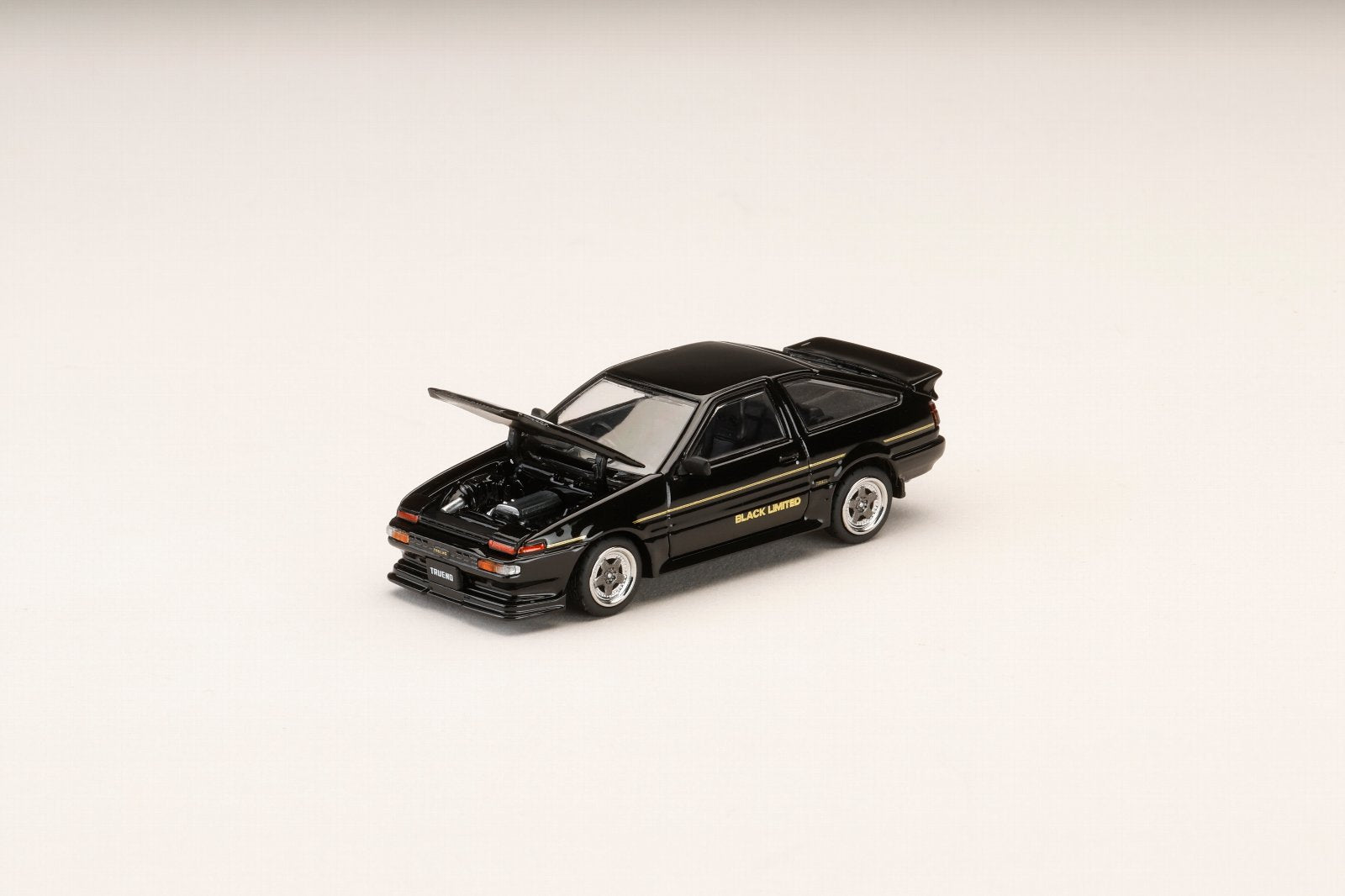 [HOBBY JAPAN] 1:64 Toyota Sprinter Trueno GT Apex (Ae86) Late Version Black Limited JDM Style Black Metallic
