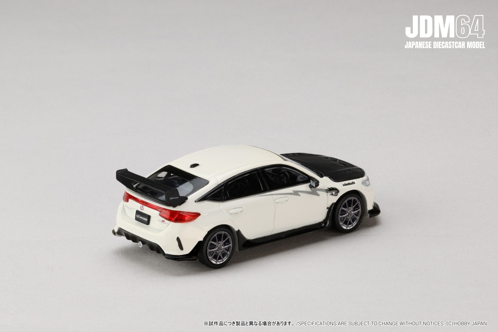 [HOBBY JAPAN] 1:64 Honda Civic Type R (FL5) Mugen Group.B (2025) Championship White