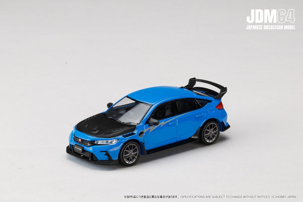 [HOBBY JAPAN] 1:64 Honda Civic Type R (FL5) Mugen Group.B (2025) Racing Blue Pearl