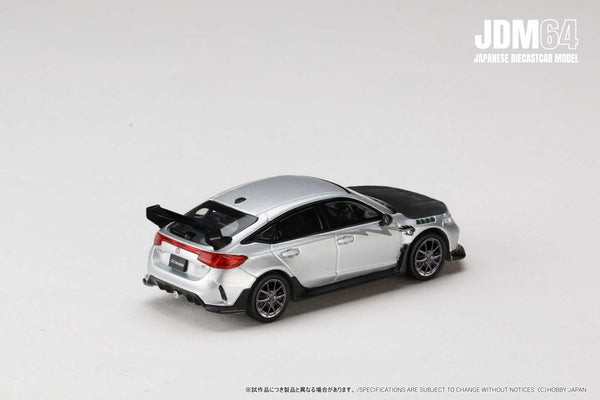 [JDM64] 1:64 Honda Civic Type R (FL5) Mugen Group.B (2024) Matte Silver - Toy Space Diecast Online Store Singapore