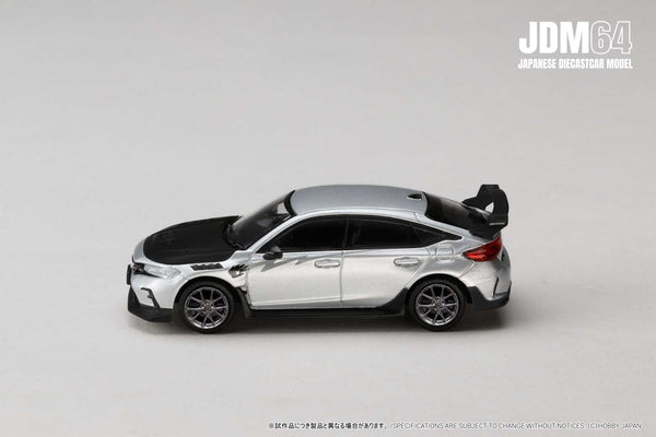 [JDM64] 1:64 Honda Civic Type R (FL5) Mugen Group.B (2024) Matte Silver - Toy Space Diecast Online Store Singapore