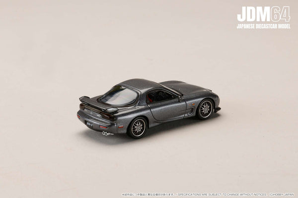 [JDM64] 1:64 Mazda RX-7 (FD3S) Spirit R Type A Titanium Gray Metallic