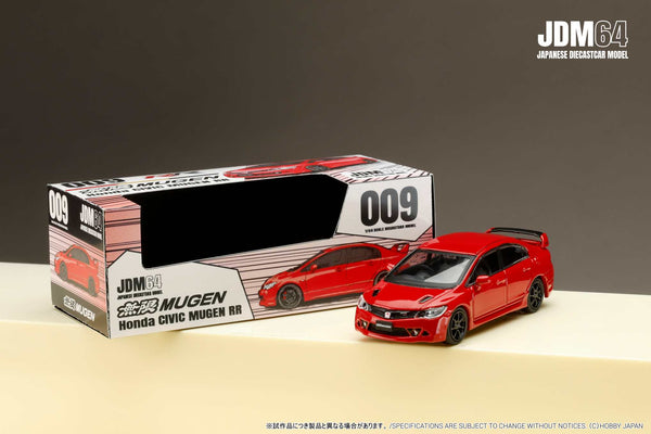 [JDM64] 1:64 Honda Civic Mugen RR (FD2) Milano Red