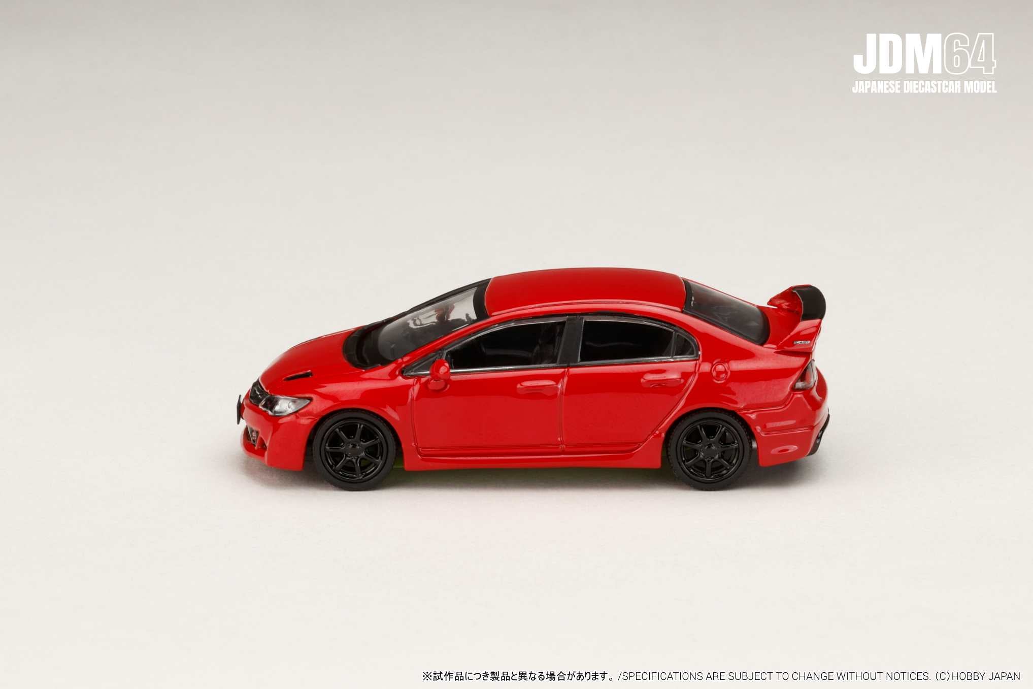 [JDM64] 1:64 Honda Civic Mugen RR (FD2) Milano Red