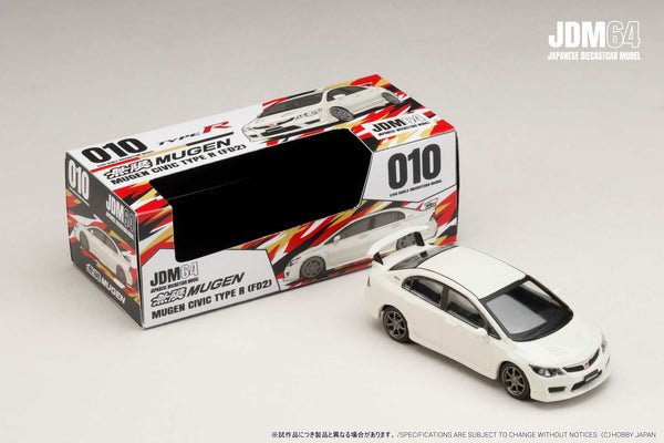 [JDM64] 1:64 Honda Civic Mugen Type R (FD2) Championship White