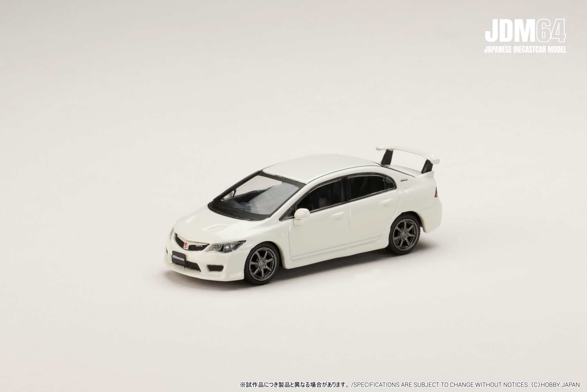 [JDM64] 1:64 Honda Civic Mugen Type R (FD2) Championship White