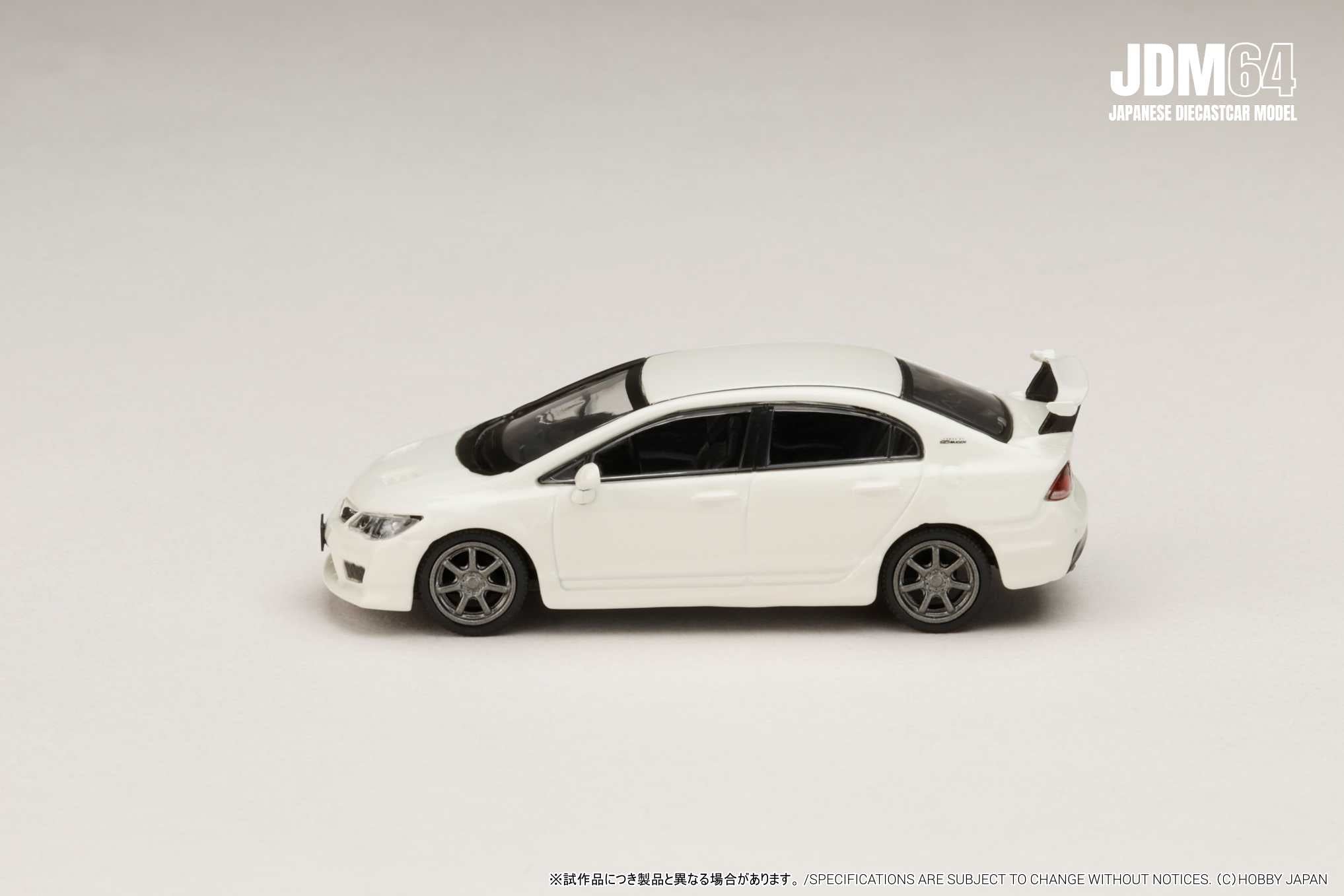 [JDM64] 1:64 Honda Civic Mugen Type R (FD2) Championship White