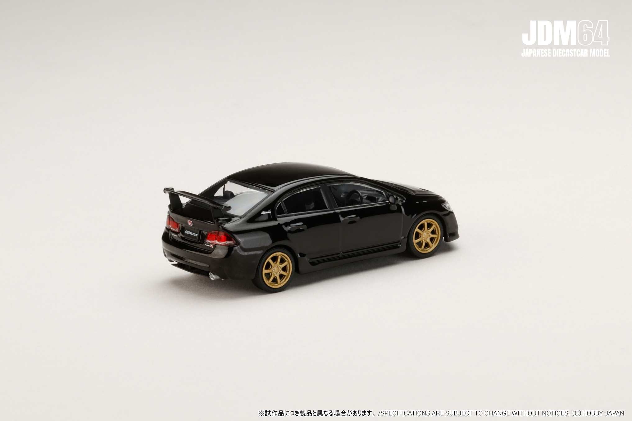 [JDM64] 1:64 Honda Civic Mugen Type R (FD2) Crystal Black Pearl