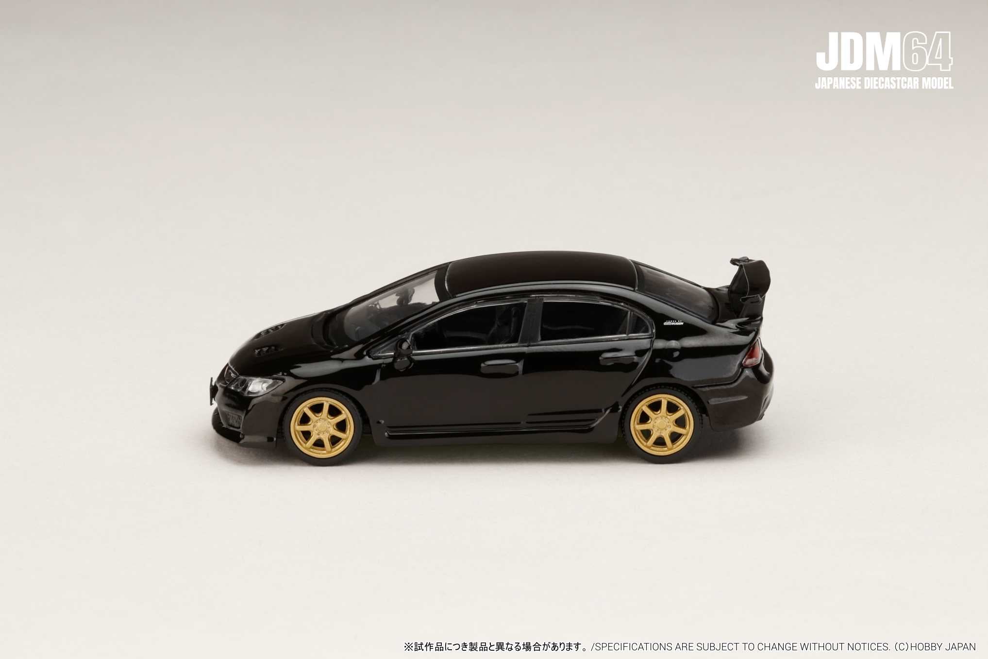 [JDM64] 1:64 Honda Civic Mugen Type R (FD2) Crystal Black Pearl