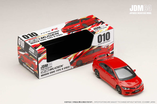 [JDM64] 1:64 Honda Civic Mugen Type R (FD2) Milano Red