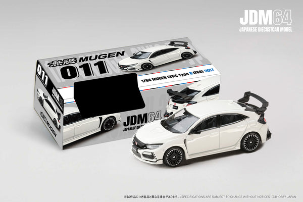 [JDM64] 1:64 Mugen Civic Type R (FK8) 2017 Championship White