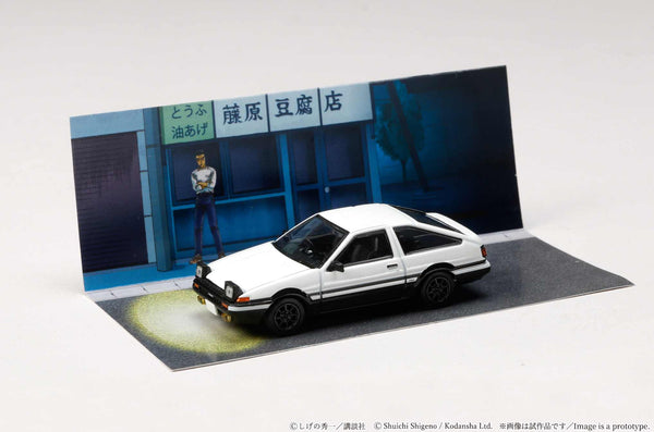 [JDM64] 1:64 Toyota Sprinter Trueno (AE86)/ Initial D Takumi Fujiwara VS Takeshi Nakazato - Toy Space Diecast Online Store Singapore