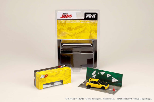 [JDM64] 1:64 Honda Civic (EK9) Todojuku / INITIAL D Tomoyuki Tachi VS Takumi Fujiwara
