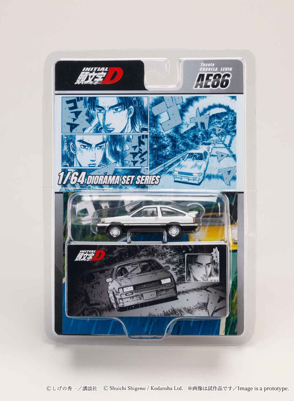 [HOBBY JAPAN] 1:64 Toyota Corolla Levin (AE86)/ INITIAL D Wataru Akiyama VS Keisuke Takahashi